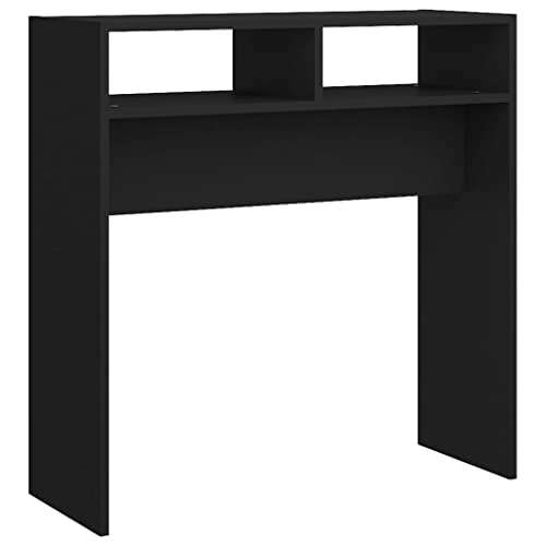 vidaXL Konsolentisch Konsole Beistelltisch Flurtisch Sideboard Ablagetisch Wandtisch Frisiertisch Schminktisch Schwarz 78x30x80cm Holzwerkstoff vidaXL Konsolentisch Konsole Beistelltisch Flurtisch Sideboard Ablagetisch Wandtisch Frisiertisch Schminktisch Schwarz 78x30x80cm Holzwerkstoff von vidaXL