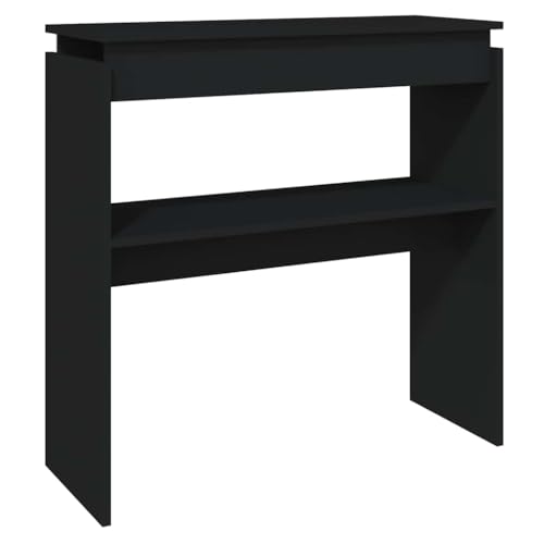 vidaXL Konsolentisch Konsole Beistelltisch Flurtisch Sideboard Ablagetisch Wandtisch Frisiertisch Schminktisch Schwarz 80x30x80cm Holzwerkstoff vidaXL Konsolentisch Konsole Beistelltisch Flurtisch Sideboard Ablagetisch Wandtisch Frisiertisch Schminktisch Schwarz 80x30x80cm Holzwerkstoff von vidaXL