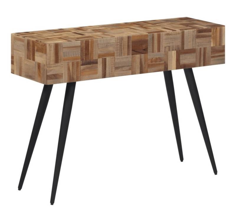 vidaXL Konsolentisch Konsolentisch 110x34x80 cm Recyceltes Massivholz Teak von vidaXL