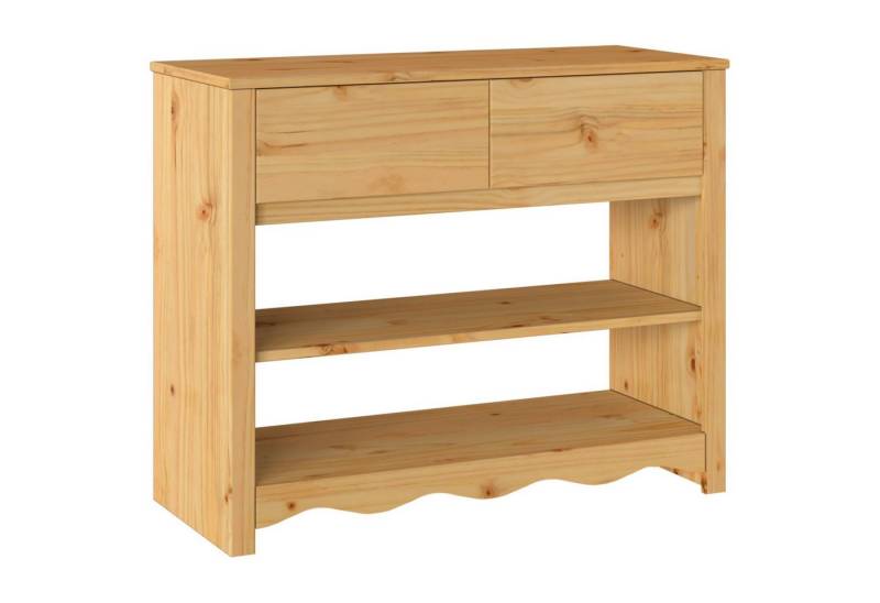 vidaXL Konsolentisch Konsolentisch DRAMMEN 89,5x37x73 cm Massivholz Kiefer von vidaXL