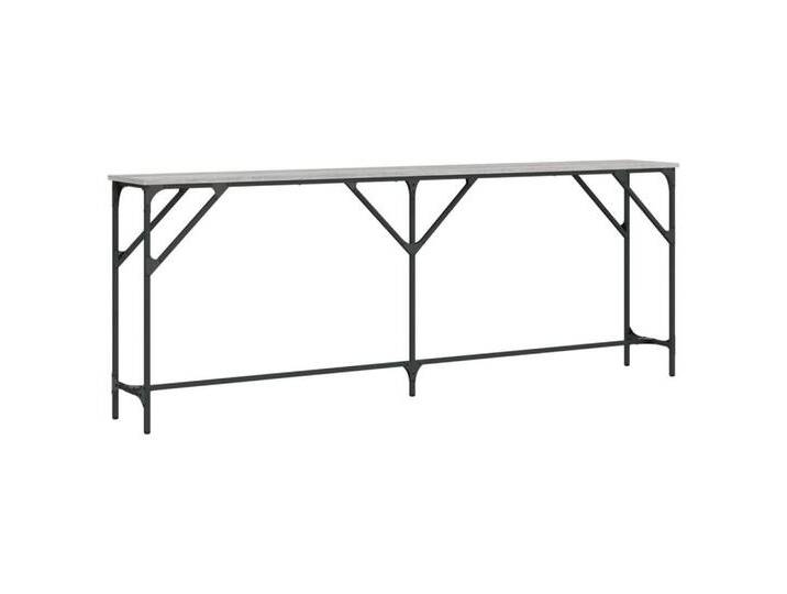 vidaXL Konsolentisch Konsolentisch Grau Sonoma 200x29x75 cm Spanplatte, grau von vidaXL