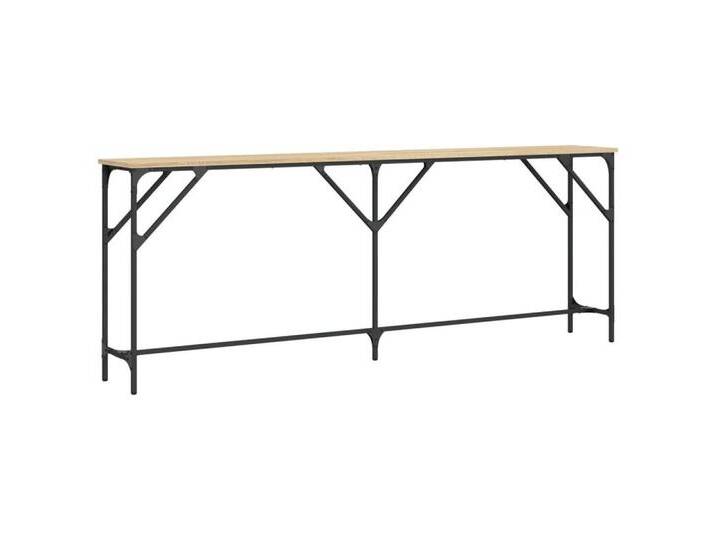 vidaXL Konsolentisch Konsolentisch Sonoma Eiche 200x29x75 cm Spanplatte, braun von vidaXL