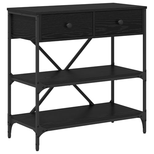 vidaXL Konsolentisch Schwarze Eiche 75x34.5x75 cm Ingenieurholz vidaXL Konsolentisch Schwarze Eiche 75x34.5x75 cm Ingenieurholz von vidaXL