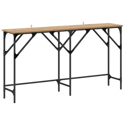 vidaXL Konsolentisch – stylischer Stauraum für Dein Wohnzimmer. Perfekte Fläche für Displays. Moderner Look, urbanes Design. Funktionales Stück, ideal als schmaler Akzent. von vidaXL