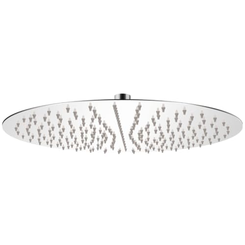 vidaXL Kopfbrause Edelstahl 40cm Regendusche Regenbrause Brausekopf Duschkopf von vidaXL