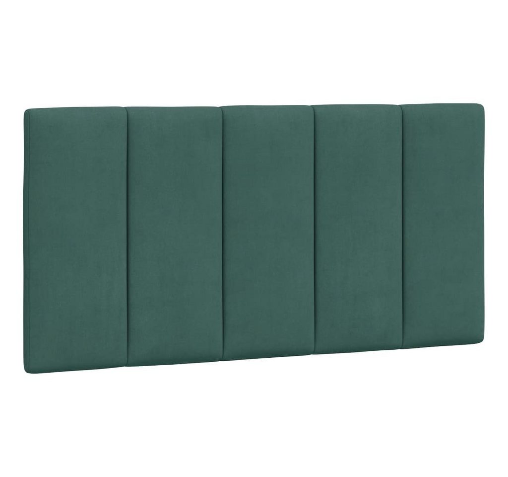 vidaXL Kopfteil, Bett Kopfteil-Kissen Dunkelgrün 100 cm Samt von vidaXL
