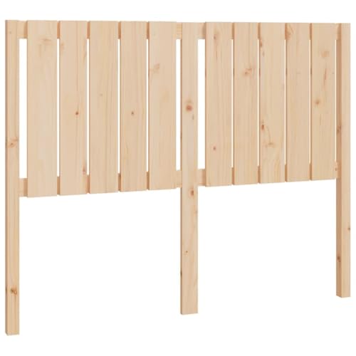 vidaXL Kopfteil Betthaupt Bettkopfteil für Bett Bettgestell Bettrahmen Holzbett Massivholzbett Schlafzimmer 125,5x4x100cm Massivholz Kiefer von vidaXL