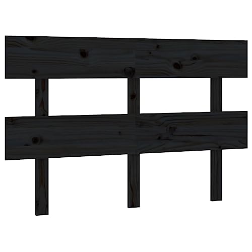vidaXL Kopfteil Betthaupt Bettkopfteil für Bett Bettgestell Bettrahmen Holzbett Massivholzbett Schlafzimmer Schwarz 144x3x81cm Massivholz Kiefer vidaXL Kopfteil Betthaupt Bettkopfteil für Bett Bettgestell Bettrahmen Holzbett Massivholzbett Schlafzimmer Schwarz 144x3x81cm Massivholz Kiefer von vidaXL
