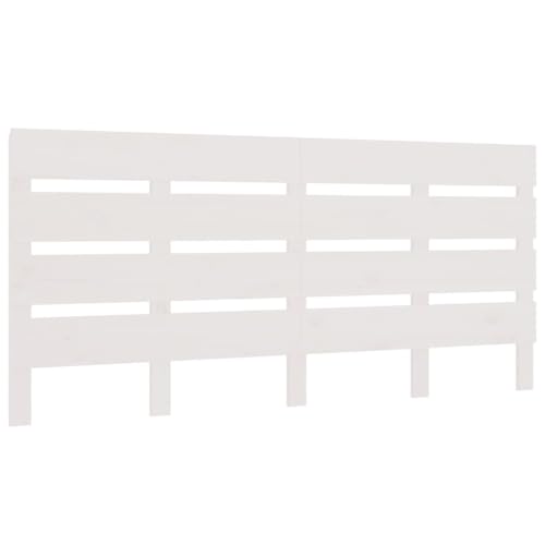 vidaXL Kopfteil Betthaupt Bettkopfteil für Doppelbett Bett Holzbett Massivholzbett Schlafzimmerbett Lattendesign Weiß 140x3x80cm Massivholz Kiefer vidaXL Kopfteil Betthaupt Bettkopfteil für Doppelbett Bett Holzbett Massivholzbett Schlafzimmerbett Lattendesign Weiß 140x3x80cm Massivholz Kiefer von vidaXL