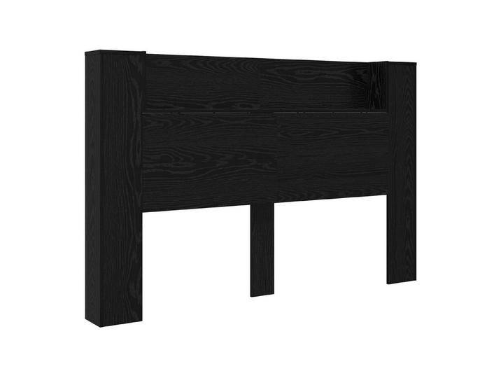 vidaXL Kopfteil Kopfteil Schrank Schwarze Eiche Holzwerkstoff, (1 St), schwarz, Holzwerkstoff, Schwarz von vidaXL
