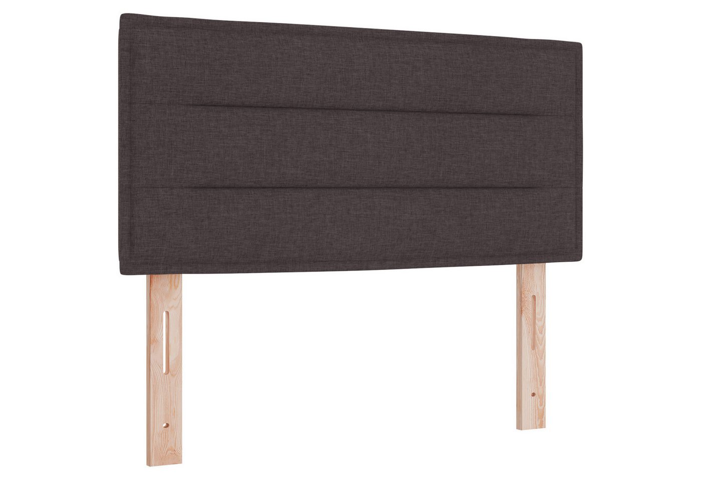 vidaXL Kopfteil LED Kopfteil Linien-Design Dunkelbraun 80 cm Stoff, (1 St) von vidaXL