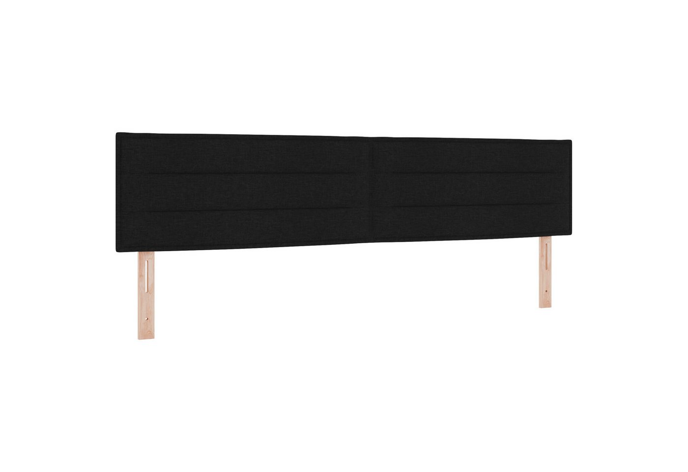 vidaXL Kopfteil LED Kopfteil Linien-Design Schwarz 100 cm Stoff, (1 St) von vidaXL