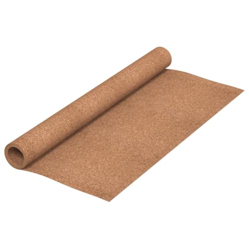 vidaXL Korkrolle Trittschalldämmung Rollenkork Korkplatten Rollkork Korkdämmung Kork Dämmunterlage Wandplatte Wandkork 100x200cm 2mm von vidaXL