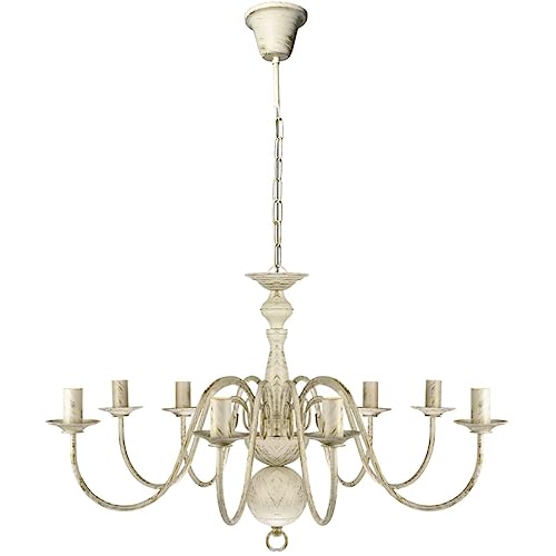 vidaXL Kronleuchter Metall Antik 8-flammig Deckenlampe Pendelleuchte Lüster von vidaXL
