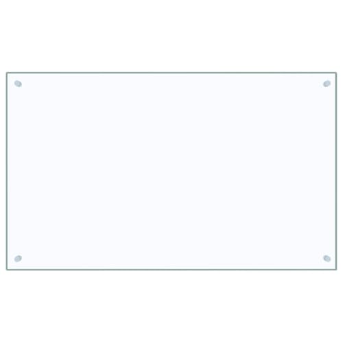 vidaXL Küchenrückwand Spritzschutz Fliesenspiegel Glasplatte Rückwand Herdspritzschutz Wandschutz Herd Küche Transparent 100x60cm Hartglas von vidaXL