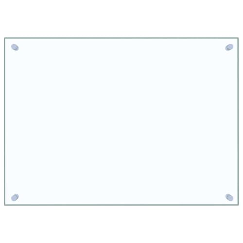 vidaXL Küchenrückwand Spritzschutz Fliesenspiegel Glasplatte Rückwand Herdspritzschutz Wandschutz Herd Küche Transparent 70x50cm Hartglas von vidaXL