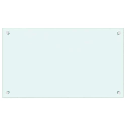 vidaXL Küchenrückwand Spritzschutz Fliesenspiegel Glasplatte Rückwand Herdspritzschutz Wandschutz Herd Küche Weiß 70x40cm Hartglas vidaXL Küchenrückwand Spritzschutz Fliesenspiegel Glasplatte Rückwand Herdspritzschutz Wandschutz Herd Küche Weiß 70x40cm Hartglas von vidaXL