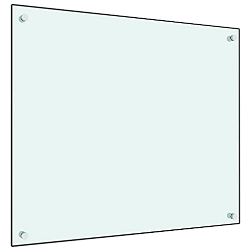vidaXL Küchenrückwand Spritzschutz Fliesenspiegel Glasplatte Rückwand Herdspritzschutz Wandschutz Herd Küche Weiß 70x60cm Hartglas vidaXL Küchenrückwand Spritzschutz Fliesenspiegel Glasplatte Rückwand Herdspritzschutz Wandschutz Herd Küche Weiß 70x60cm Hartglas von vidaXL
