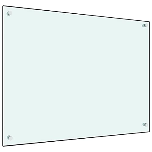 vidaXL Küchenrückwand Spritzschutz Fliesenspiegel Glasplatte Rückwand Herdspritzschutz Wandschutz Herd Küche Weiß 80x60cm Hartglas vidaXL Küchenrückwand Spritzschutz Fliesenspiegel Glasplatte Rückwand Herdspritzschutz Wandschutz Herd Küche Weiß 80x60cm Hartglas von vidaXL