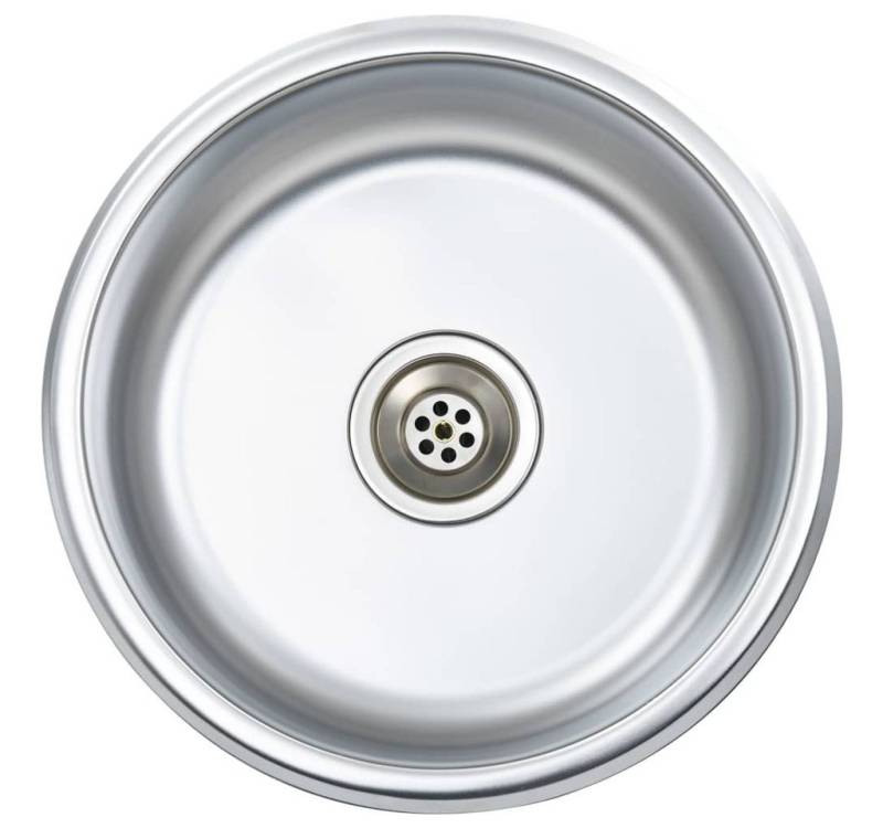vidaXL Küchenspüle Küche Spülbecken Einbauspüle mit Sieb und Siphon Edelstahl, 0/0 cm von vidaXL