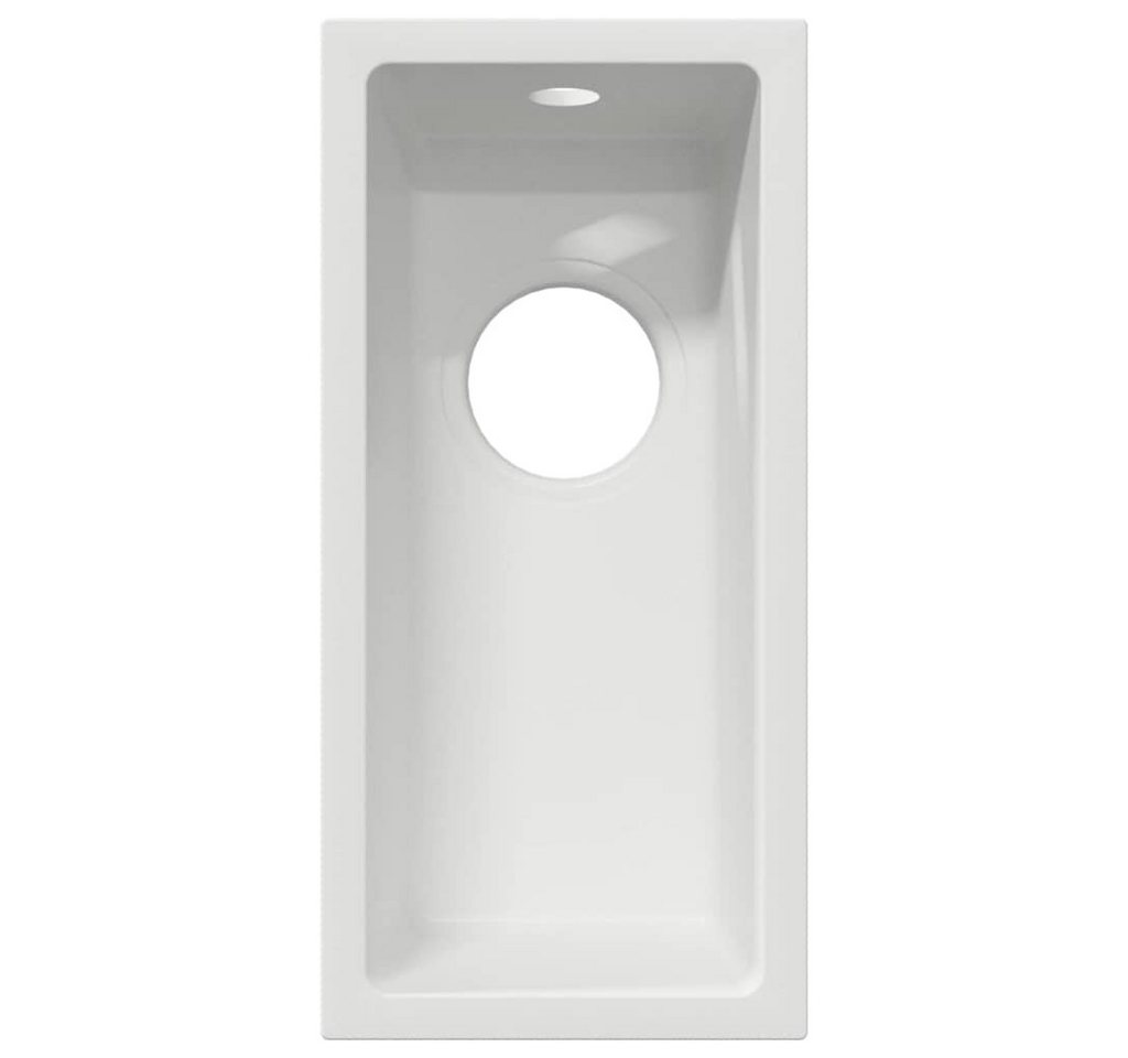 vidaXL Küchenspüle Küchenspüle in Weißem Granit mit Überlaufloch, 0/0 cm vidaXL Küchenspüle Küchenspüle in Weißem Granit mit Überlaufloch, 0/0 cm von vidaXL