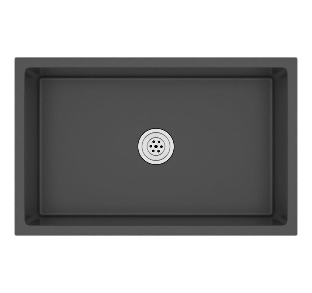 vidaXL Küchenspüle Spüle Spülbecken Einbauspüle Küchenspüle Edelstahl Spüle Schwarz 70x44, 70/44 cm vidaXL Küchenspüle Spüle Spülbecken Einbauspüle Küchenspüle Edelstahl Spüle Schwarz 70x44, 70/44 cm von vidaXL