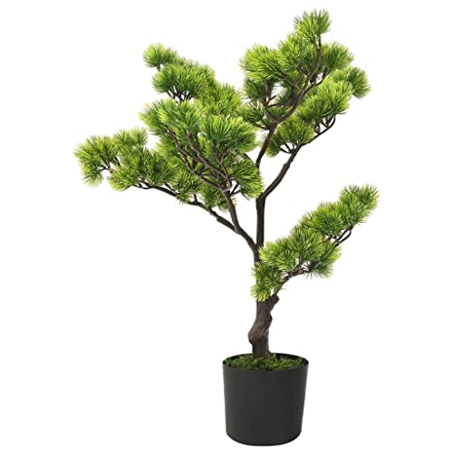 vidaXL Künstlicher Bonsai Pinus mit Topf Kunstpflanze Kunstbaum Zimmerpflanze Dekopflanze Grünpflanze Künstliche Pflanze Deko 60cm Grün von vidaXL