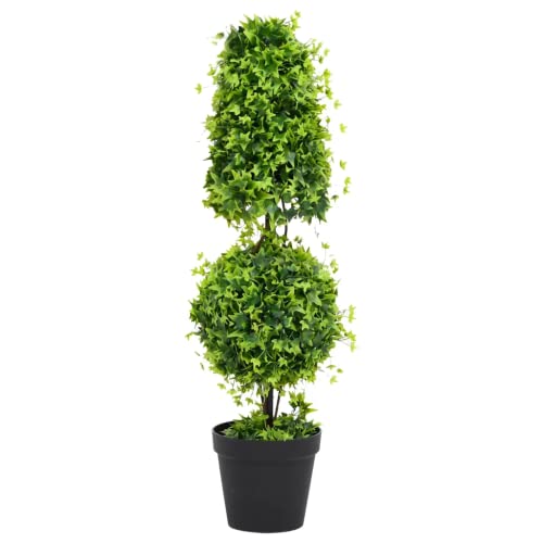 vidaXL Künstlicher Buchsbaum mit Topf Grün 100 cm von vidaXL