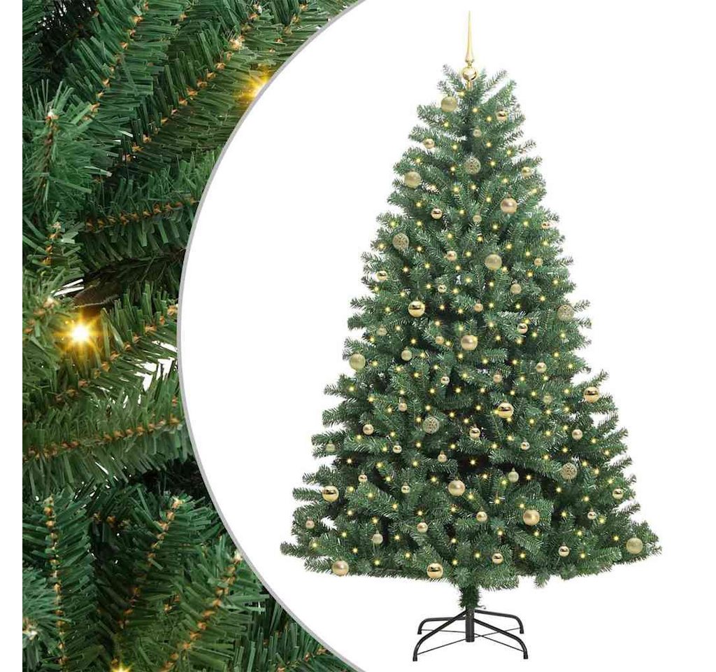 vidaXL LED Baum Künstlicher klappbarer Weihnachtsbaum mit 300 LEDs Grün 240 cm vidaXL LED Baum Künstlicher klappbarer Weihnachtsbaum mit 300 LEDs Grün 240 cm von vidaXL
