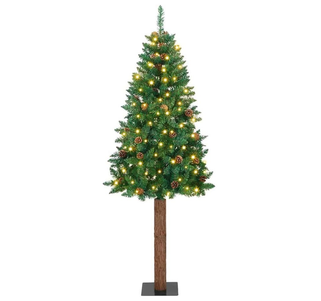 vidaXL Künstlicher Weihnachtsbaum Schlanker Weihnachtsbaum mit 300 LEDs mit Ständer Grün 180 cm vidaXL Künstlicher Weihnachtsbaum Schlanker Weihnachtsbaum mit 300 LEDs mit Ständer Grün 180 cm von vidaXL