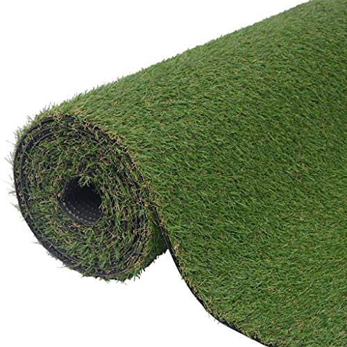 vidaXL Kunstrasen Rasenteppich Kunstrasenteppich Fertigrasen Teppich Garten Balkon Terrasse Kunstrasenmatte Rasen 1x2 m /20 mm Grün von vidaXL