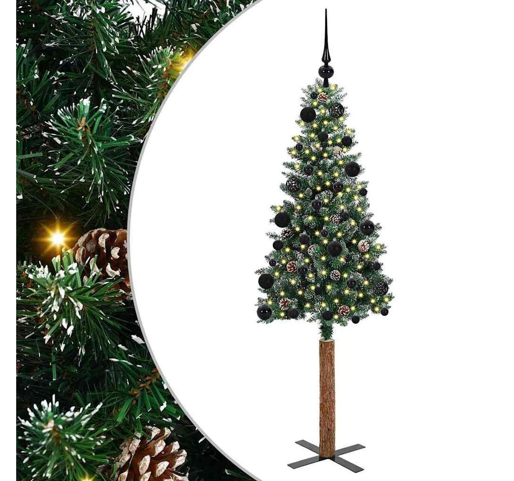 vidaXL LED Baum Schlanker Weihnachtsbaum mit 150 LEDs Grün und Weiß 150 cm vidaXL LED Baum Schlanker Weihnachtsbaum mit 150 LEDs Grün und Weiß 150 cm von vidaXL