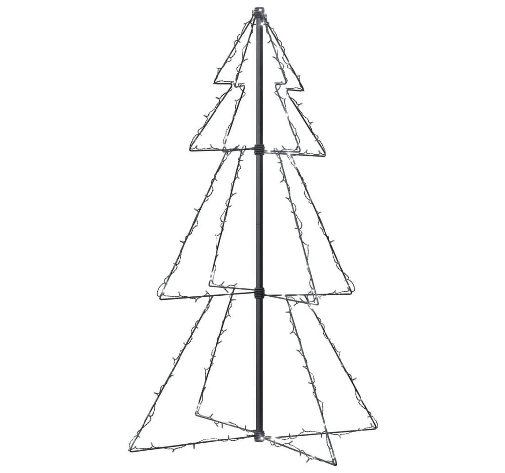 vidaXL LED Baum Weihnachtsbaum in Kegelform 160 LEDs Indoor & Outdoor 78x120 cm von vidaXL