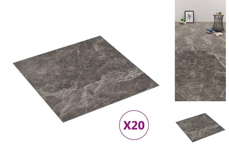 vidaXL Laminat PVC Laminatböden Selbstklebend Dielen Bodenbelag Boden Fliesen 20 Stk von vidaXL