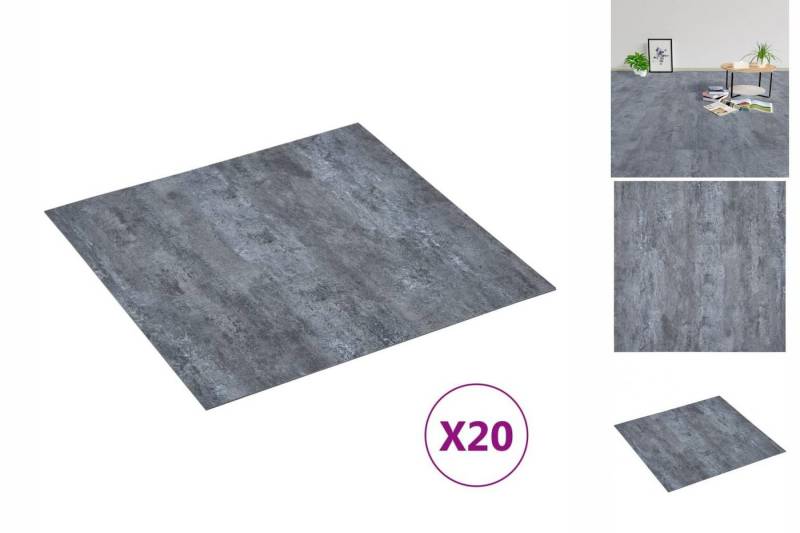 vidaXL Laminat PVC Laminatböden Selbstklebend Dielen Bodenbelag Boden Fliesen 20 Stk von vidaXL
