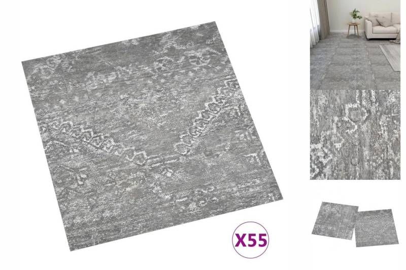 vidaXL Laminat PVC Laminatböden Selbstklebend Dielen Bodenbelag Boden Fliesen 55 Stk von vidaXL