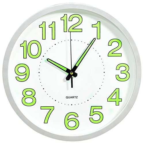 vidaXL Leuchtende Wanduhr Dekorativ Wohnzimmeruhr Analoguhr Dekouhr Wand Uhr Deko Küchenuhr Wohnzimmer Wandtattoo Rund Weiß 30cm PP vidaXL Leuchtende Wanduhr Dekorativ Wohnzimmeruhr Analoguhr Dekouhr Wand Uhr Deko Küchenuhr Wohnzimmer Wandtattoo Rund Weiß 30cm PP von vidaXL