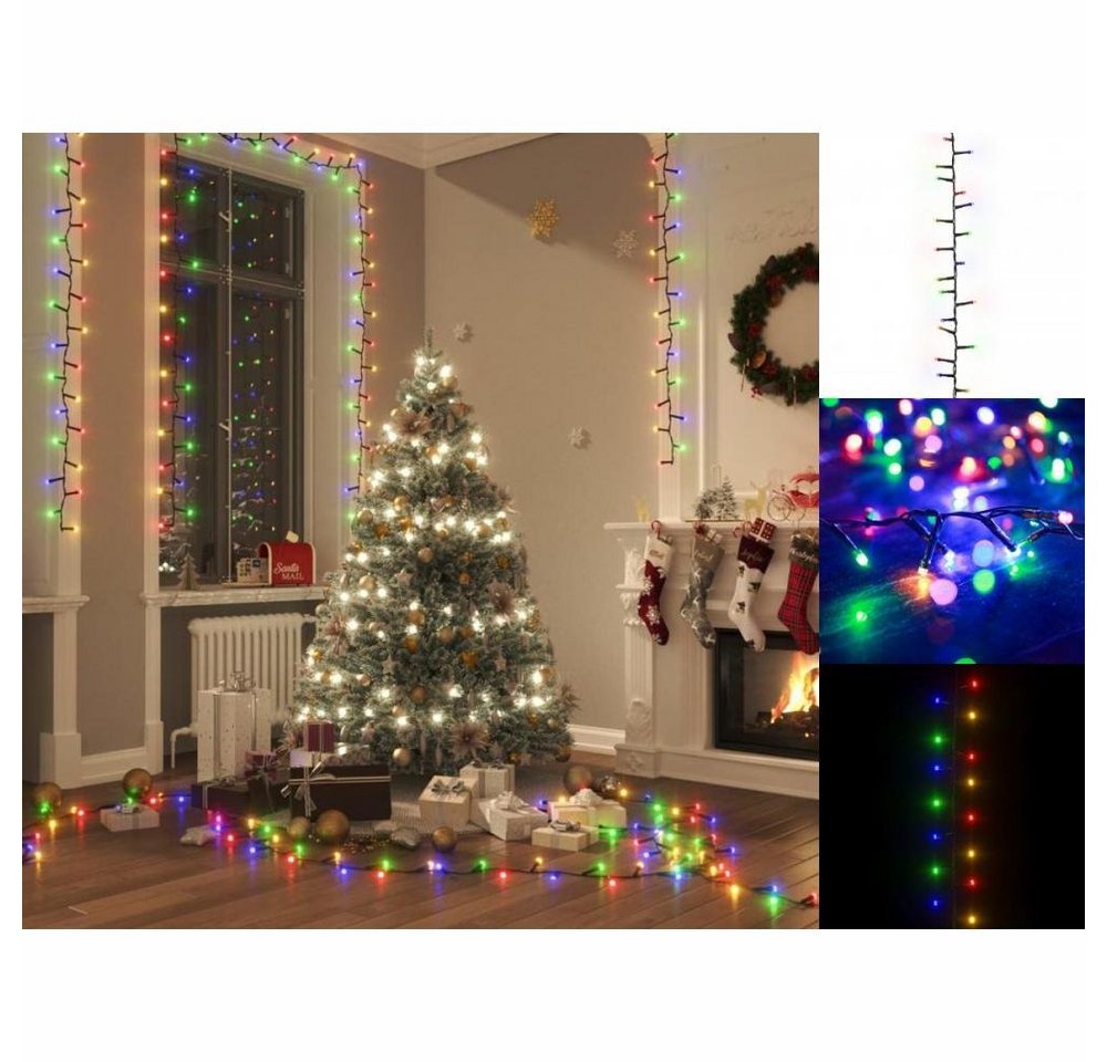 vidaXL Lichterkette Weihnachtsbaum Beleuchtung LED-Lichterkette mit 1000 LEDs Mehrfarbig 1 von vidaXL