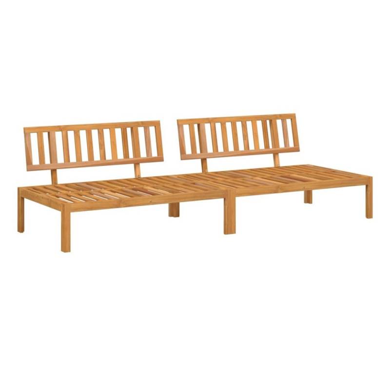 vidaXL Loungesofa Garten-Mittelsofas aus Paletten 2 Stk. Massivholz, 1 Teile von vidaXL