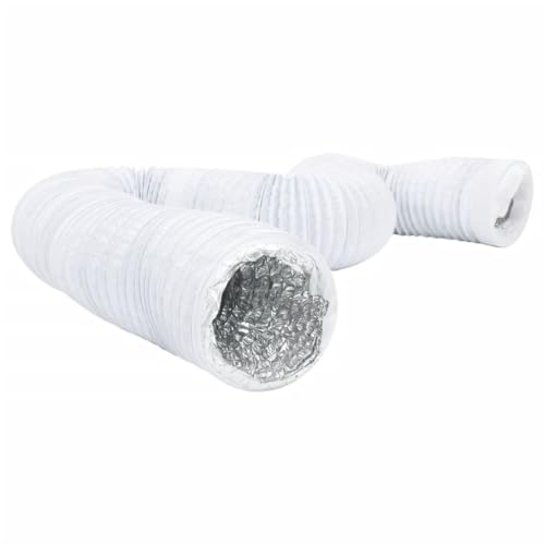 vidaXL Lüftungsschlauch, Abluftschlauch mit Stahldraht, Flexschlauch für Gewächshaus Toilette Badezimmer, Klimaschlauch, Aluminium PVC 6m Ø20cm vidaXL Lüftungsschlauch, Abluftschlauch mit Stahldraht, Flexschlauch für Gewächshaus Toilette Badezimmer, Klimaschlauch, Aluminium PVC 6m Ø20cm von vidaXL