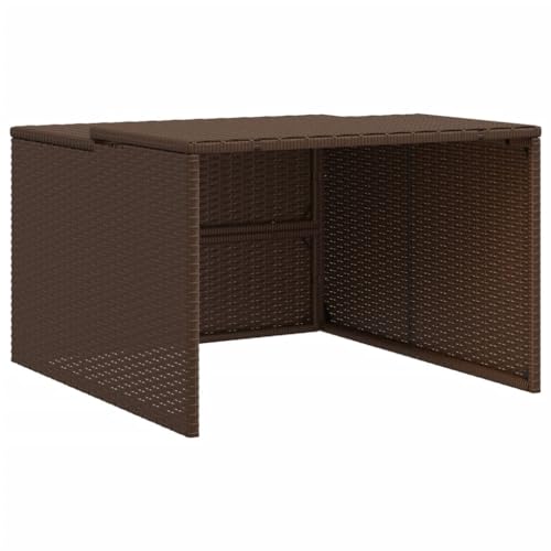 vidaXL Mähroboter Garage, Rasenroboter Überdachung mit Stahlrahmen, Wetterfest Dach Unterstand für Rasenmäher, Rasenmähroboter Garage, Braun 86x90x52/57cm Poly Rattan vidaXL Mähroboter Garage, Rasenroboter Überdachung mit Stahlrahmen, Wetterfest Dach Unterstand für Rasenmäher, Rasenmähroboter Garage, Braun 86x90x52/57cm Poly Rattan von vidaXL