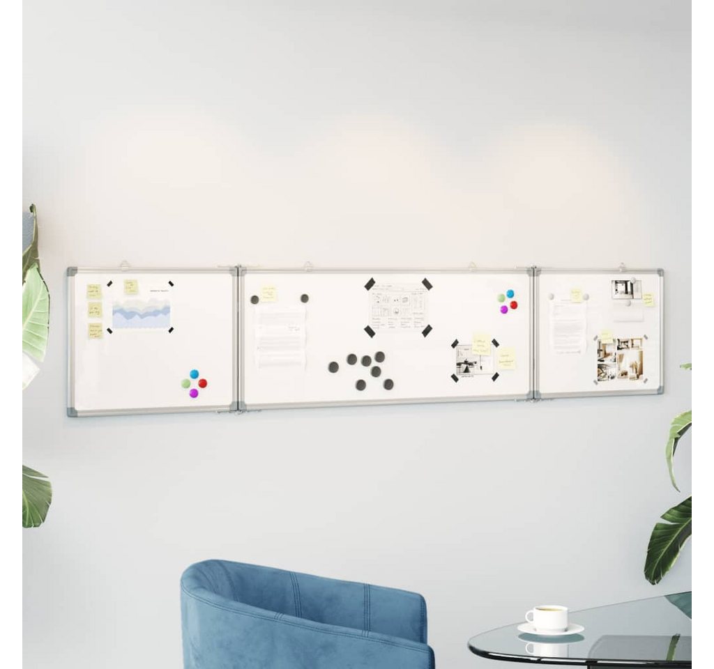 vidaXL Magnettafel, Magnetisches Whiteboard Klappbar 200x40x1,7 cm Aluminium vidaXL Magnettafel, Magnetisches Whiteboard Klappbar 200x40x1,7 cm Aluminium von vidaXL