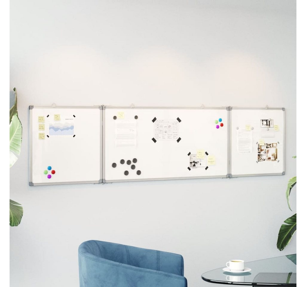 vidaXL Magnettafel, Magnetisches Whiteboard Klappbar 200x50x1,7 cm Aluminium vidaXL Magnettafel, Magnetisches Whiteboard Klappbar 200x50x1,7 cm Aluminium von vidaXL
