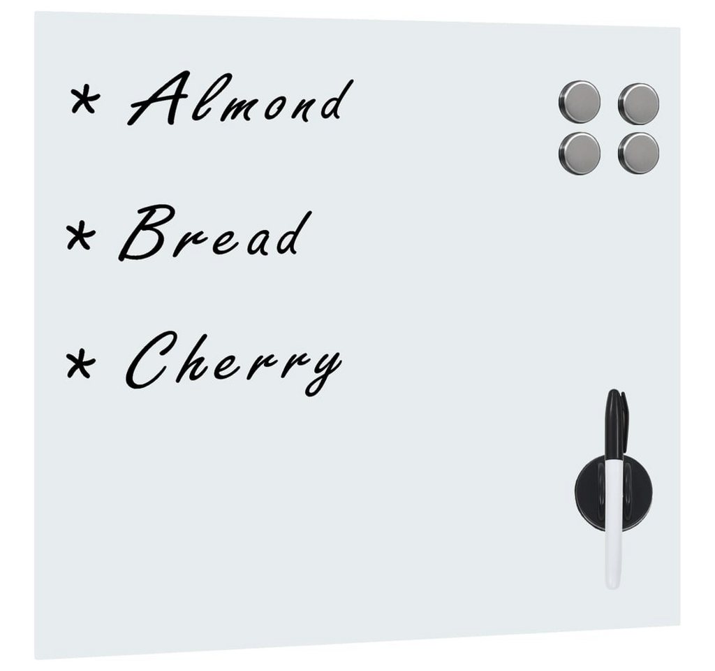 vidaXL Magnettafel, Magnettafel Wandmontage Glas 40x40 cm vidaXL Magnettafel, Magnettafel Wandmontage Glas 40x40 cm von vidaXL