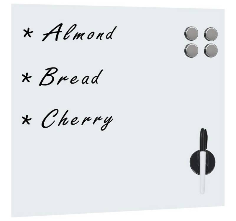 vidaXL Magnettafel, Magnettafel Wandmontage Glas 40x40 cm vidaXL Magnettafel, Magnettafel Wandmontage Glas 40x40 cm von vidaXL