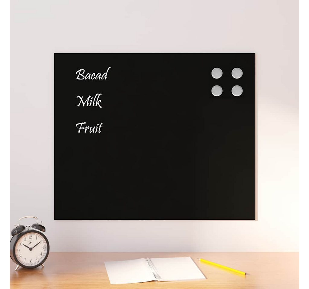 vidaXL Magnettafel, Magnettafel Wandmontage Schwarz 60x50 cm Hartglas vidaXL Magnettafel, Magnettafel Wandmontage Schwarz 60x50 cm Hartglas von vidaXL