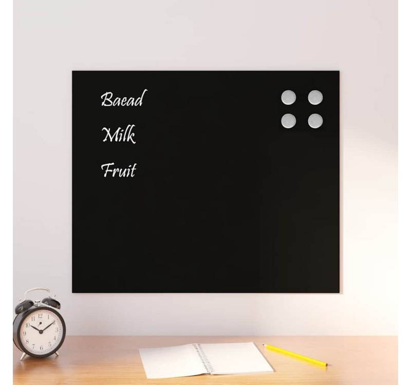 vidaXL Magnettafel, Magnettafel Wandmontage Schwarz 60x50 cm Hartglas vidaXL Magnettafel, Magnettafel Wandmontage Schwarz 60x50 cm Hartglas von vidaXL