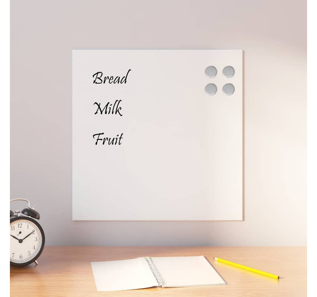 vidaXL Magnettafel, Magnettafel Wandmontage Weiß 40x40 cm Hartglas vidaXL Magnettafel, Magnettafel Wandmontage Weiß 40x40 cm Hartglas von vidaXL