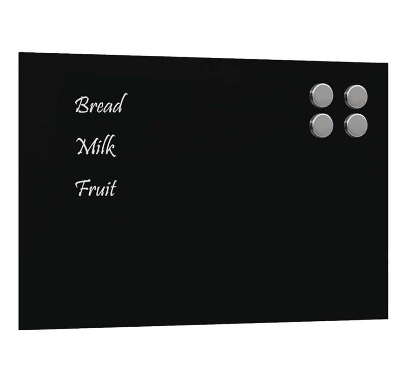 vidaXL Magnettafel Magnettafel Wandmontage Schwarz 40x30 cm Hartglas vidaXL Magnettafel Magnettafel Wandmontage Schwarz 40x30 cm Hartglas von vidaXL