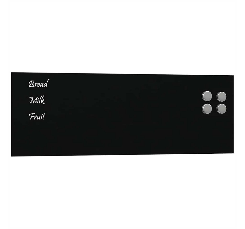 vidaXL Magnettafel Magnettafel Wandmontage Schwarz 60x20 cm Hartglas vidaXL Magnettafel Magnettafel Wandmontage Schwarz 60x20 cm Hartglas von vidaXL